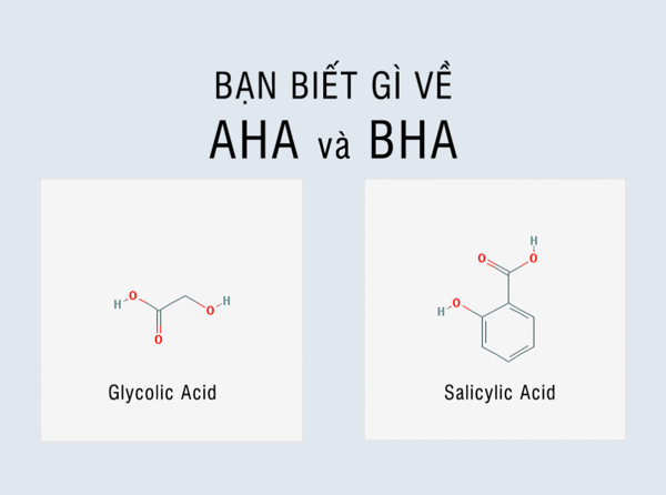 So sánh AHA và BHA